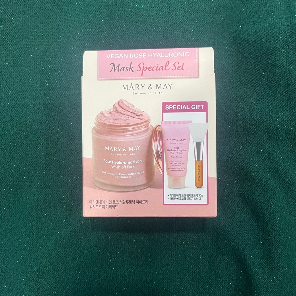 Mary & may Rose Hyaluronic Hydra Mask Special Set